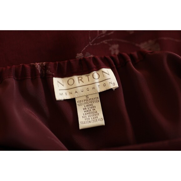 Vintage 90s Norton McNaughton Whimsigoth 2 Piece Midi Skirt & Shirt Set Size PS - Picture 7 of 16